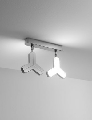 2 lights LED ceiling lamp